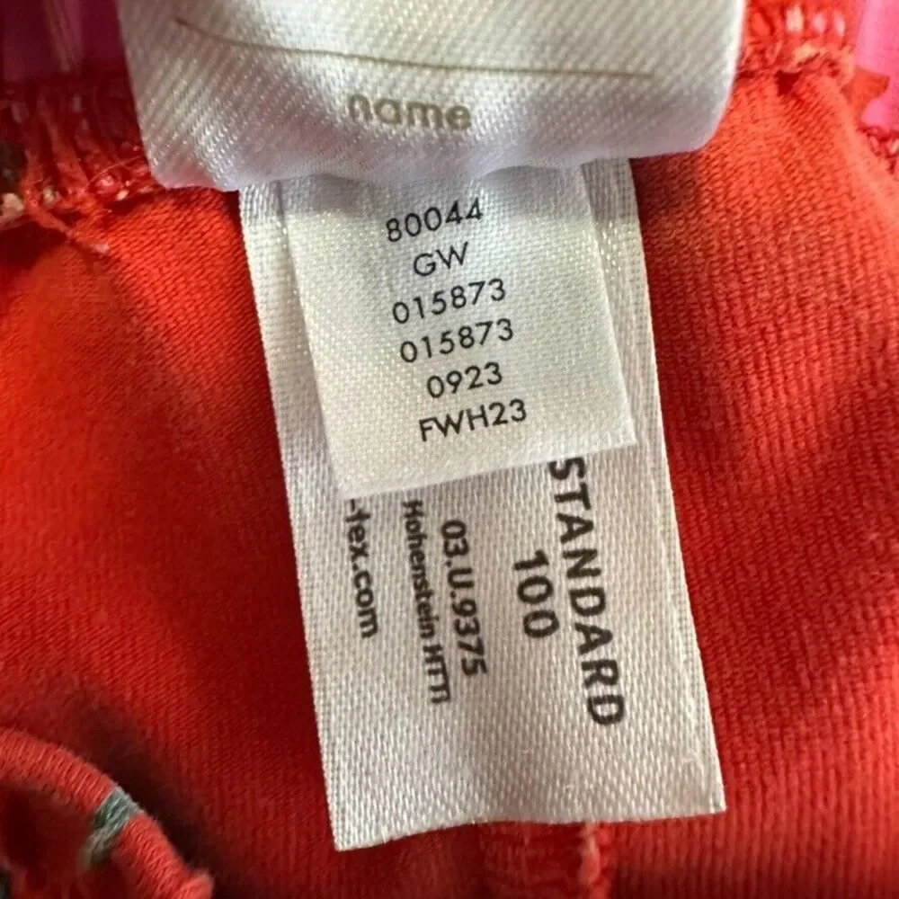 Hanna Andersson Dress & Floral Pants‎ Bundle Girls 100/ 4US Orange Pink Floral